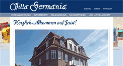 Desktop Screenshot of germania-juist.de